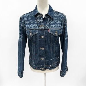 Levi’s Limited Edition The Handmaids Tale Denim Jacket XS Paint Splatter Rare